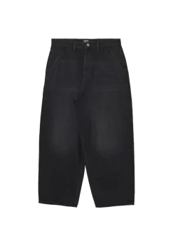 Online Czarne jeansy skater z efektem sprania Jeansy