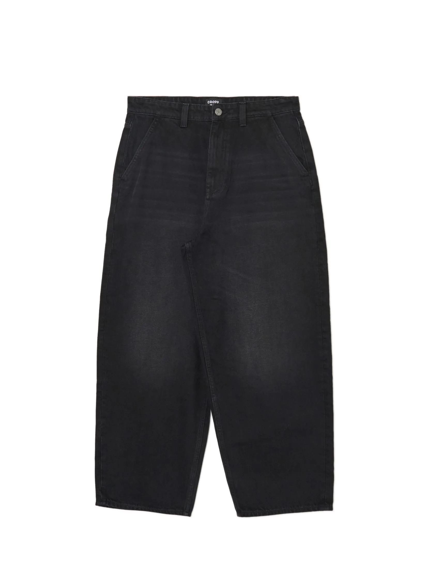 Online Czarne jeansy skater z efektem sprania Jeansy