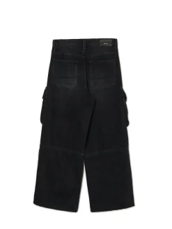 Outlet Czarne jeansy skater z kieszeniami Jeansy