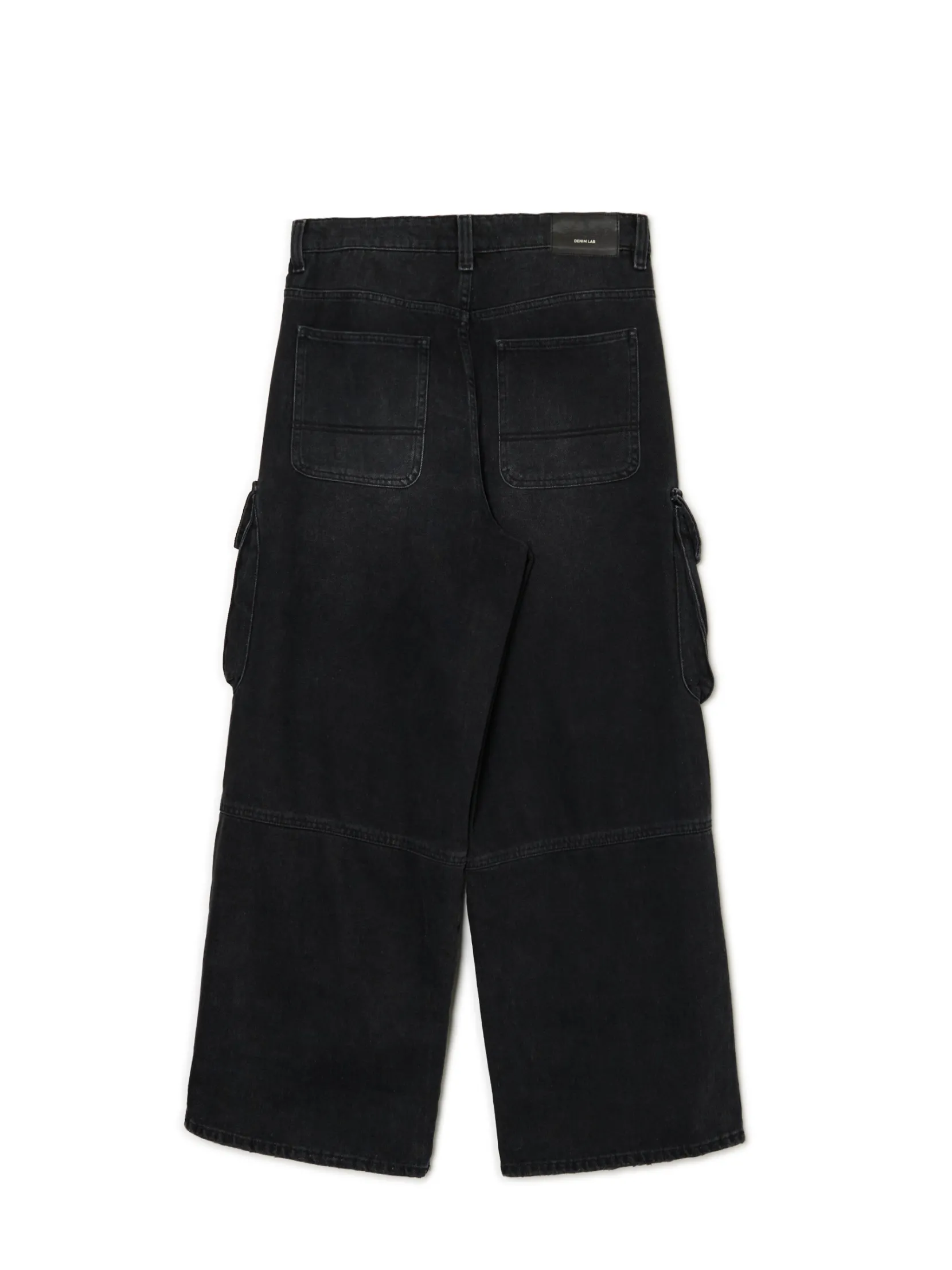 Outlet Czarne jeansy skater z kieszeniami Jeansy