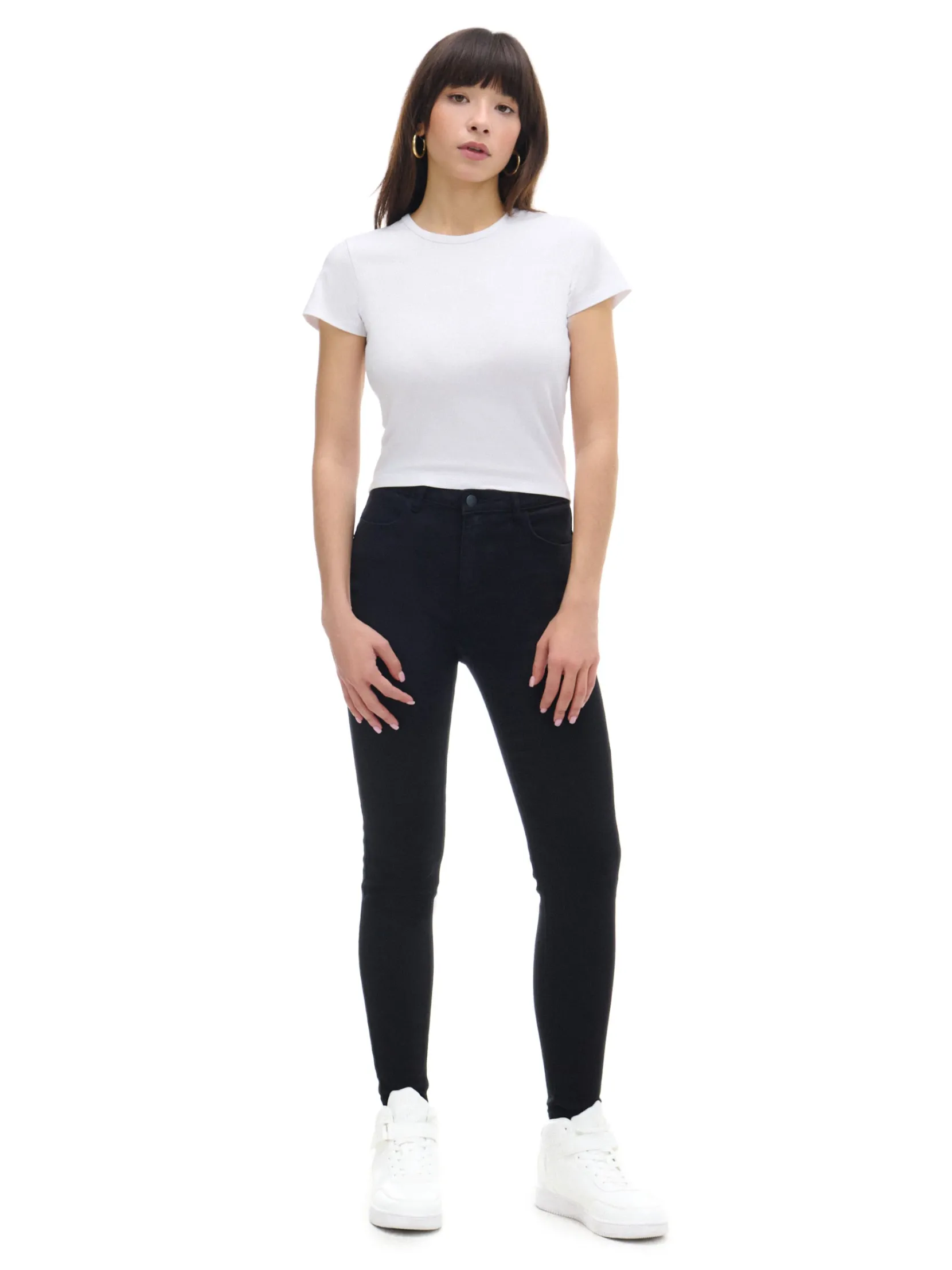 Best Czarne jeansy skinny push up Jeansy