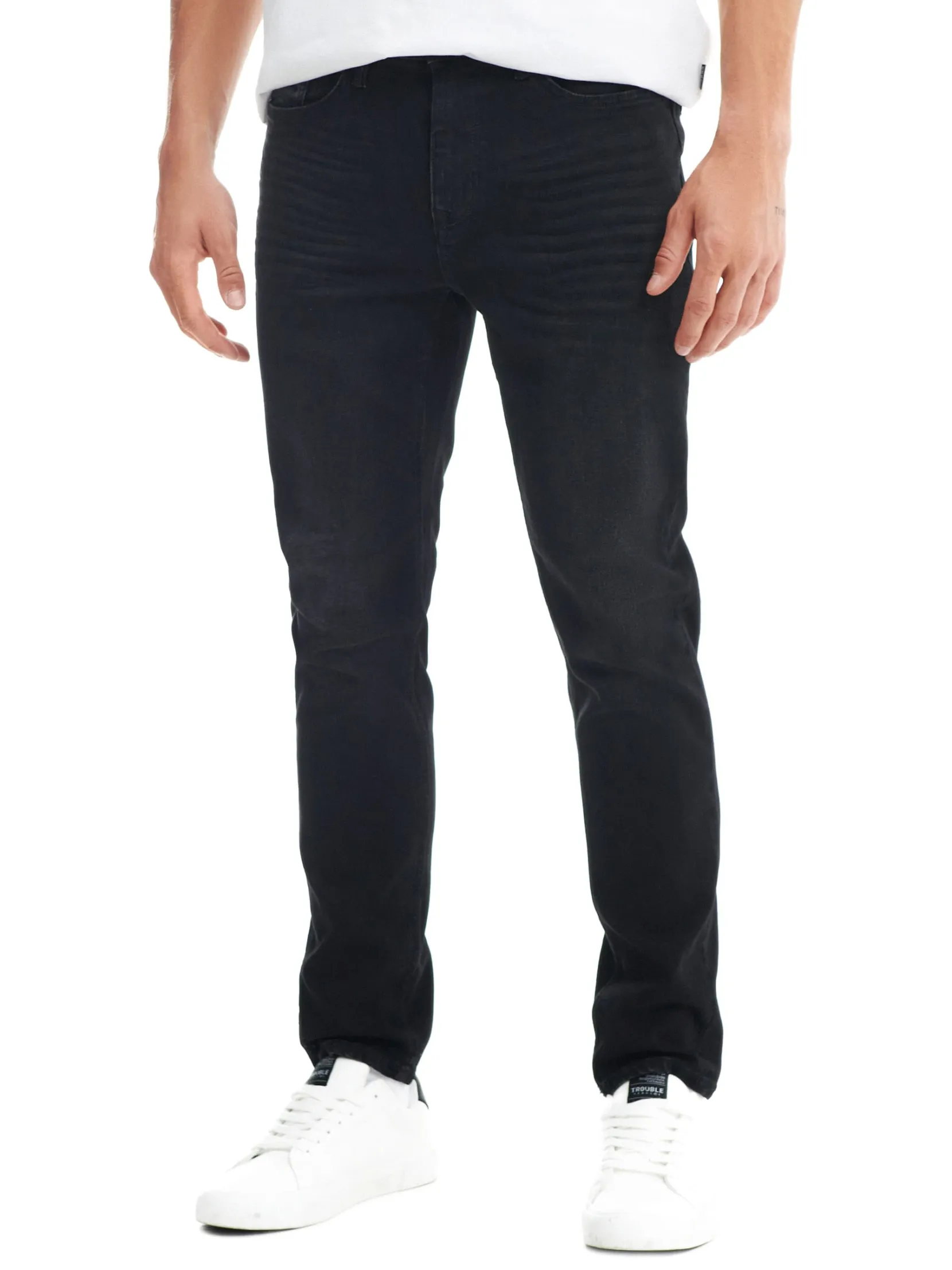 Clearance Czarne jeansy slim Jeansy