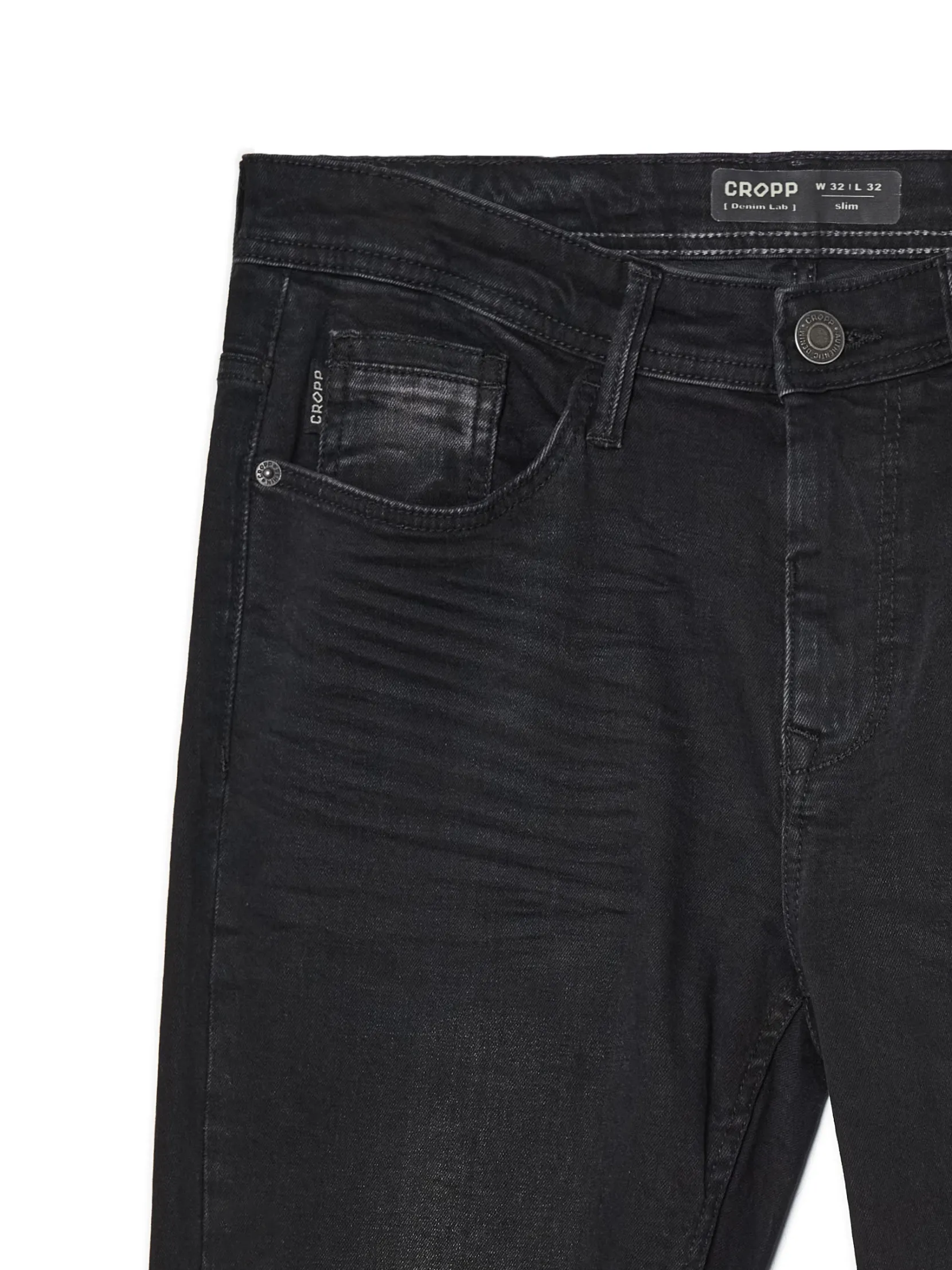 Clearance Czarne jeansy slim Jeansy