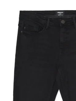 Clearance Czarne jeansy slim Jeansy