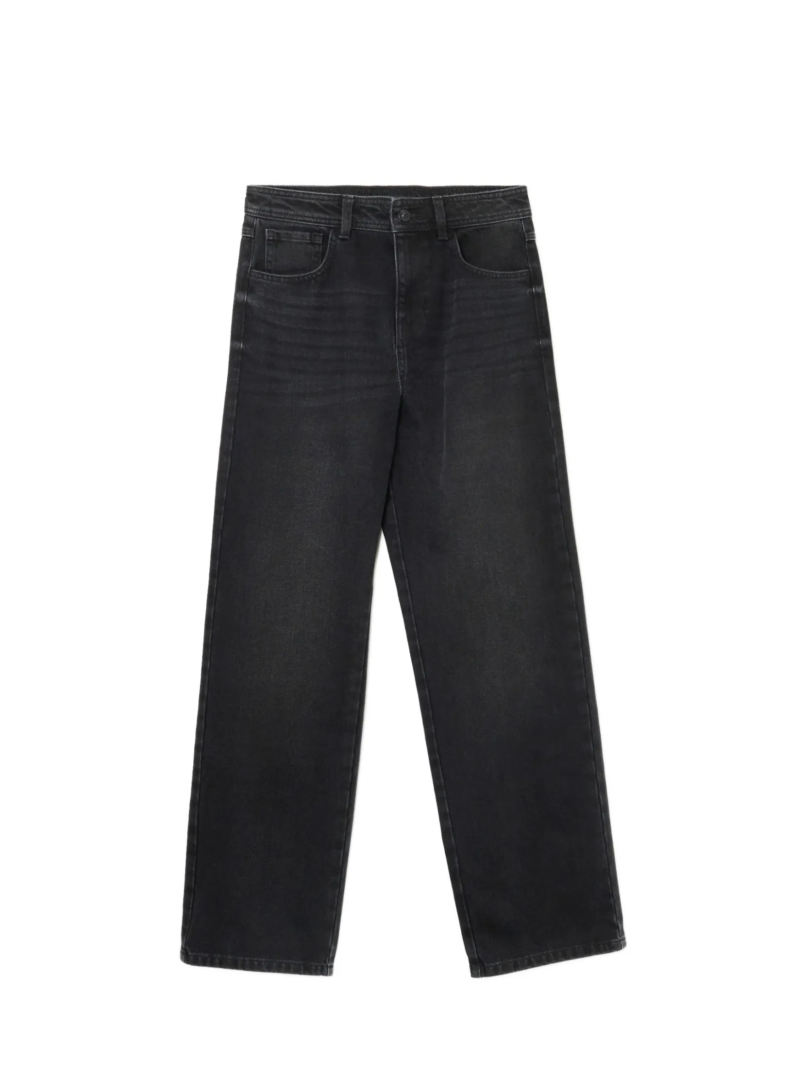 Best Czarne jeansy straight PETITE Jeansy
