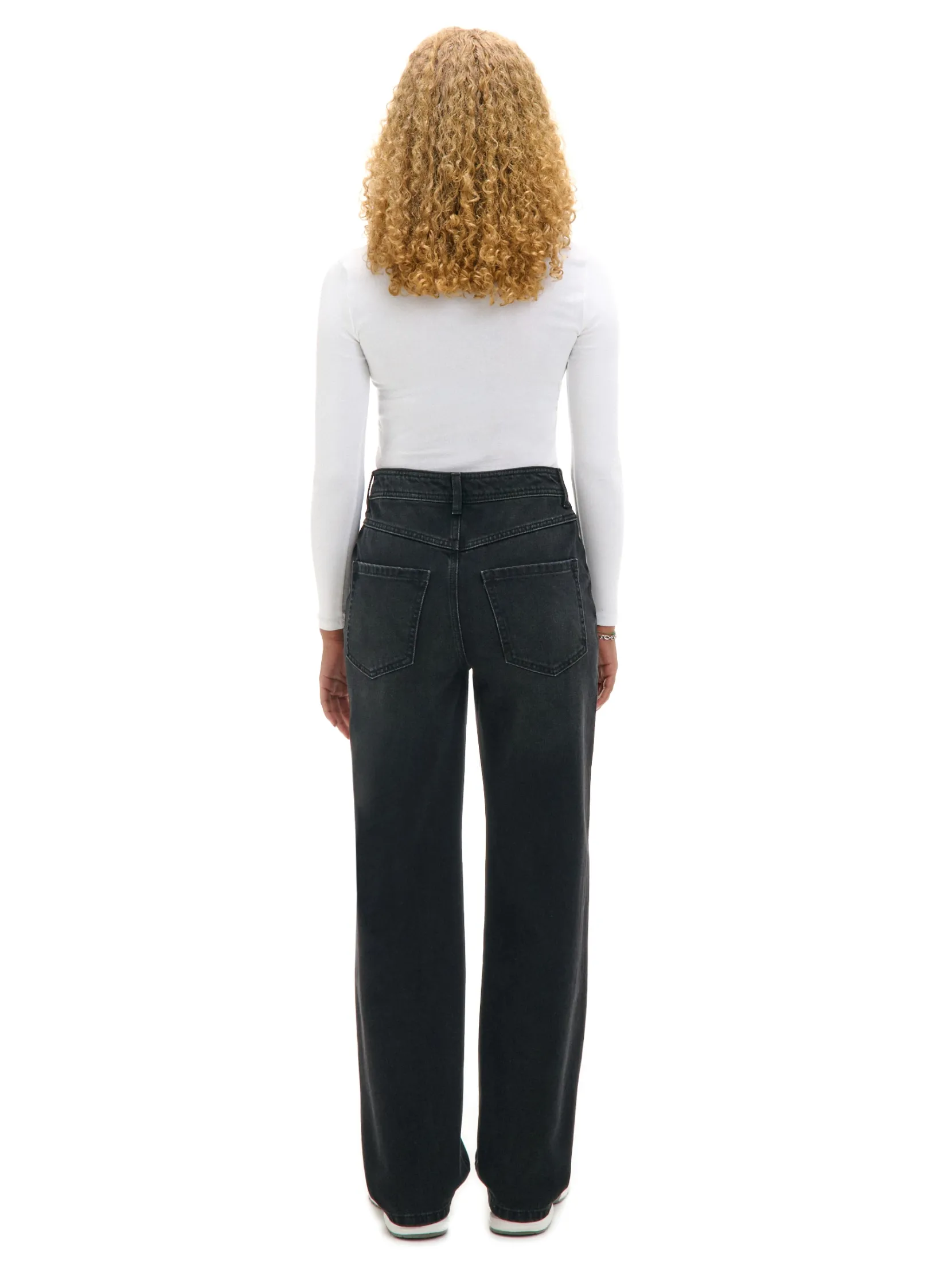 Best Czarne jeansy straight PETITE Jeansy