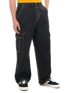 Discount Czarne jeansy super baggy Jeansy|Baggy