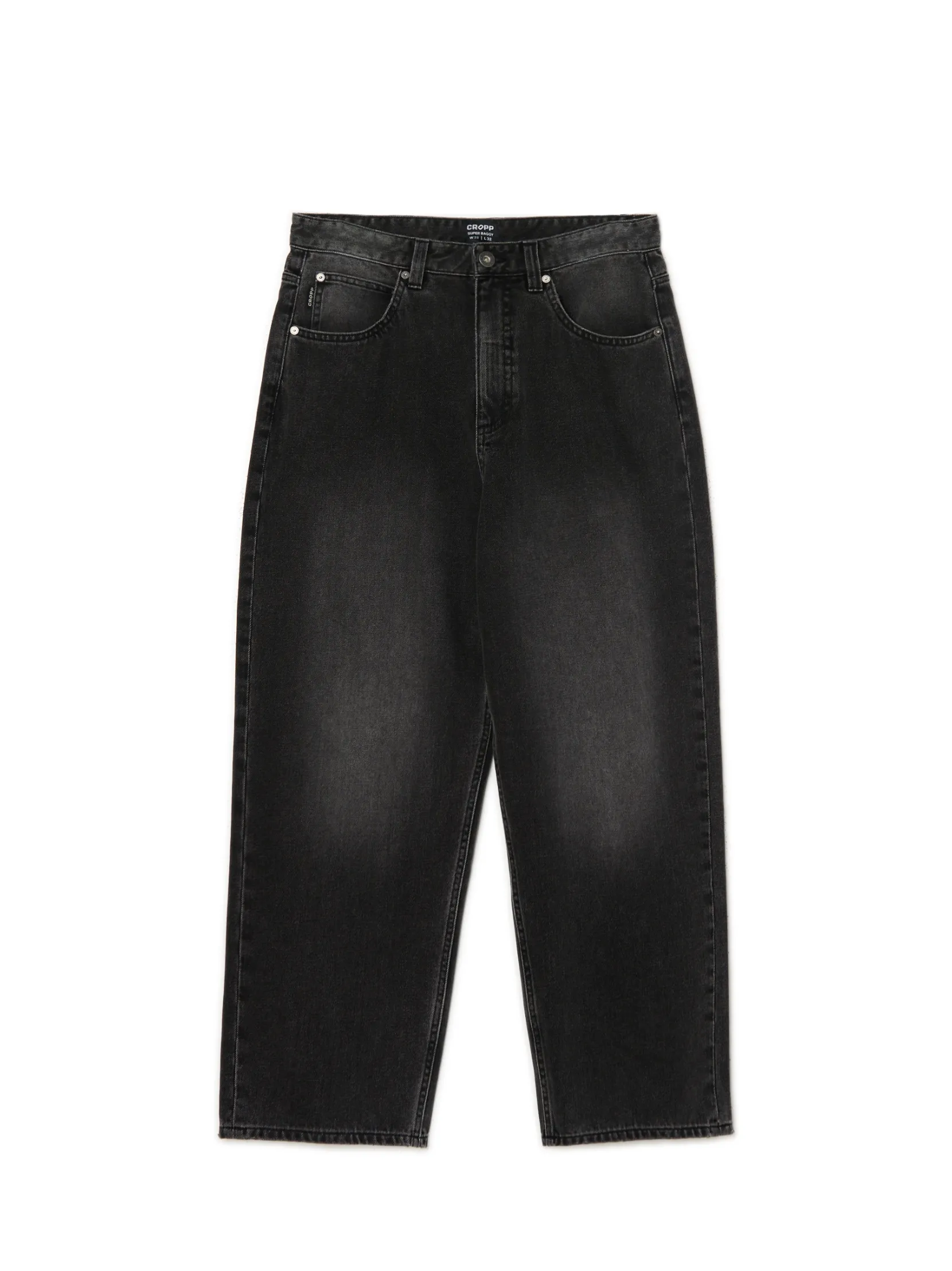 New Czarne jeansy super baggy Jeansy|Baggy