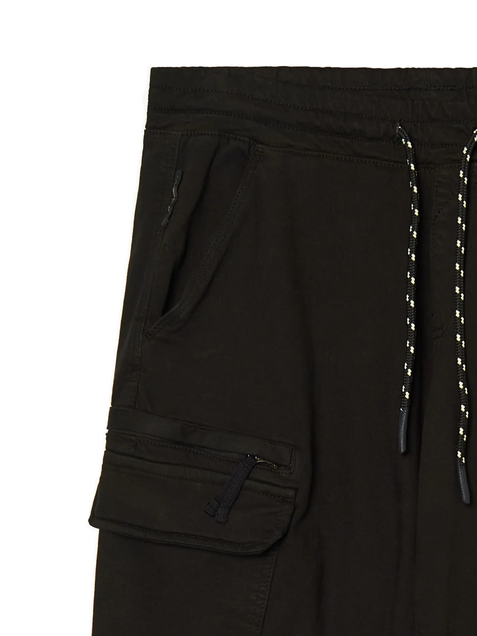 Fashion Czarne joggery cargo Spodnie