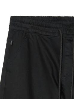 Sale Czarne joggery z kieszeniami cargo Spodnie