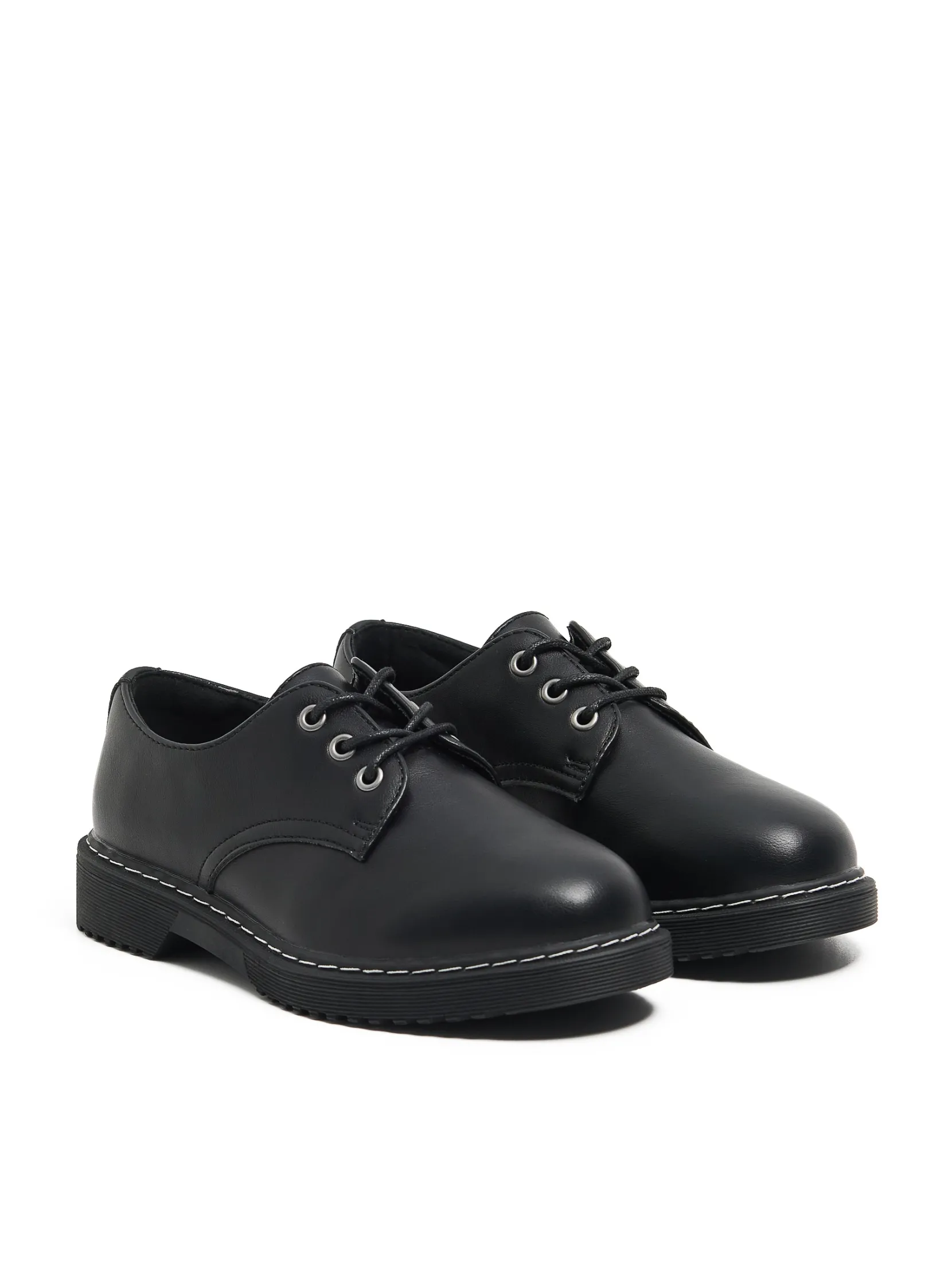 Outlet Czarne klasyczne loafersy Półbuty