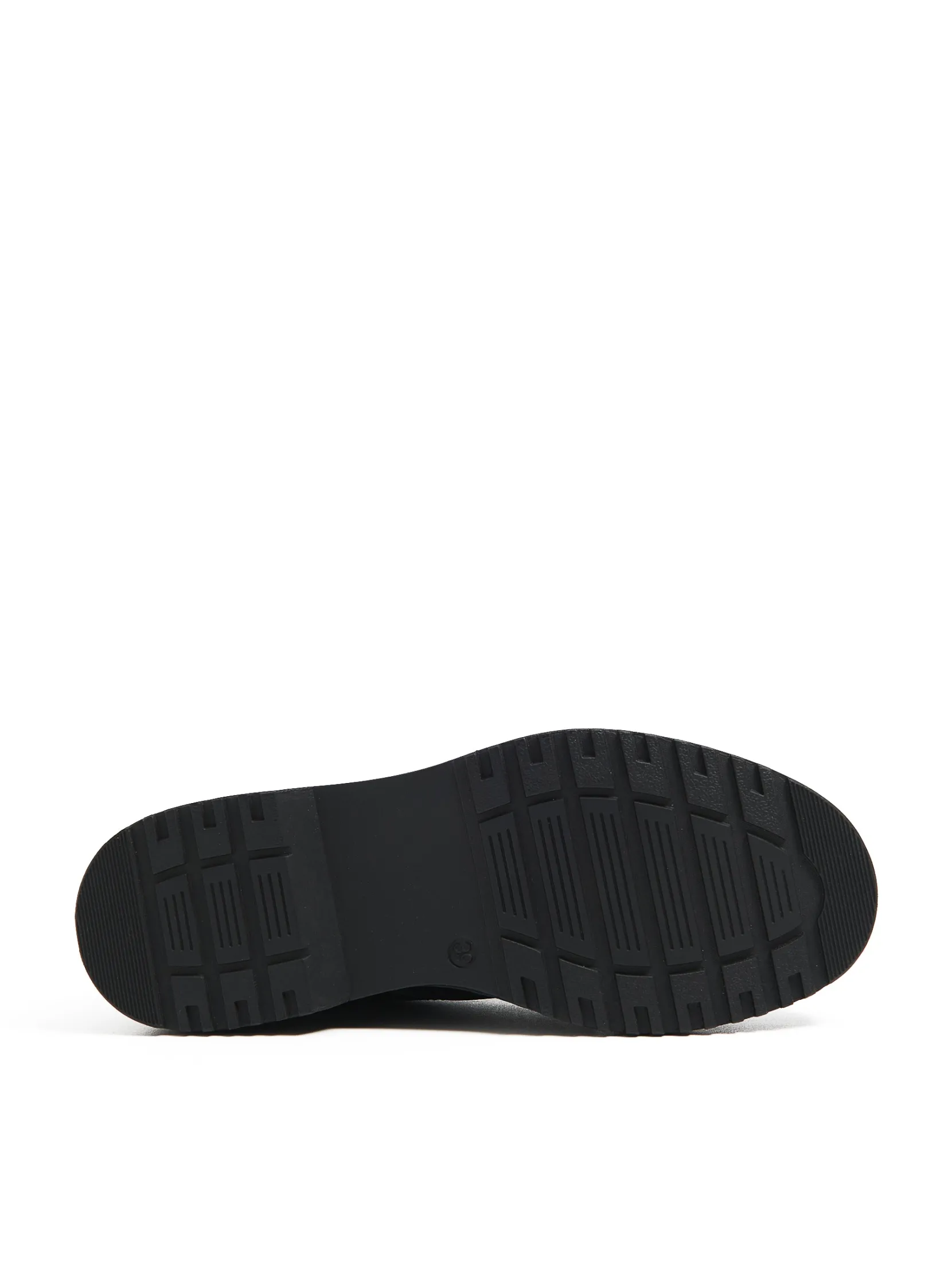Outlet Czarne klasyczne loafersy Półbuty