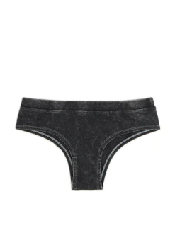 Clearance Czarne majtki hipster Bielizna