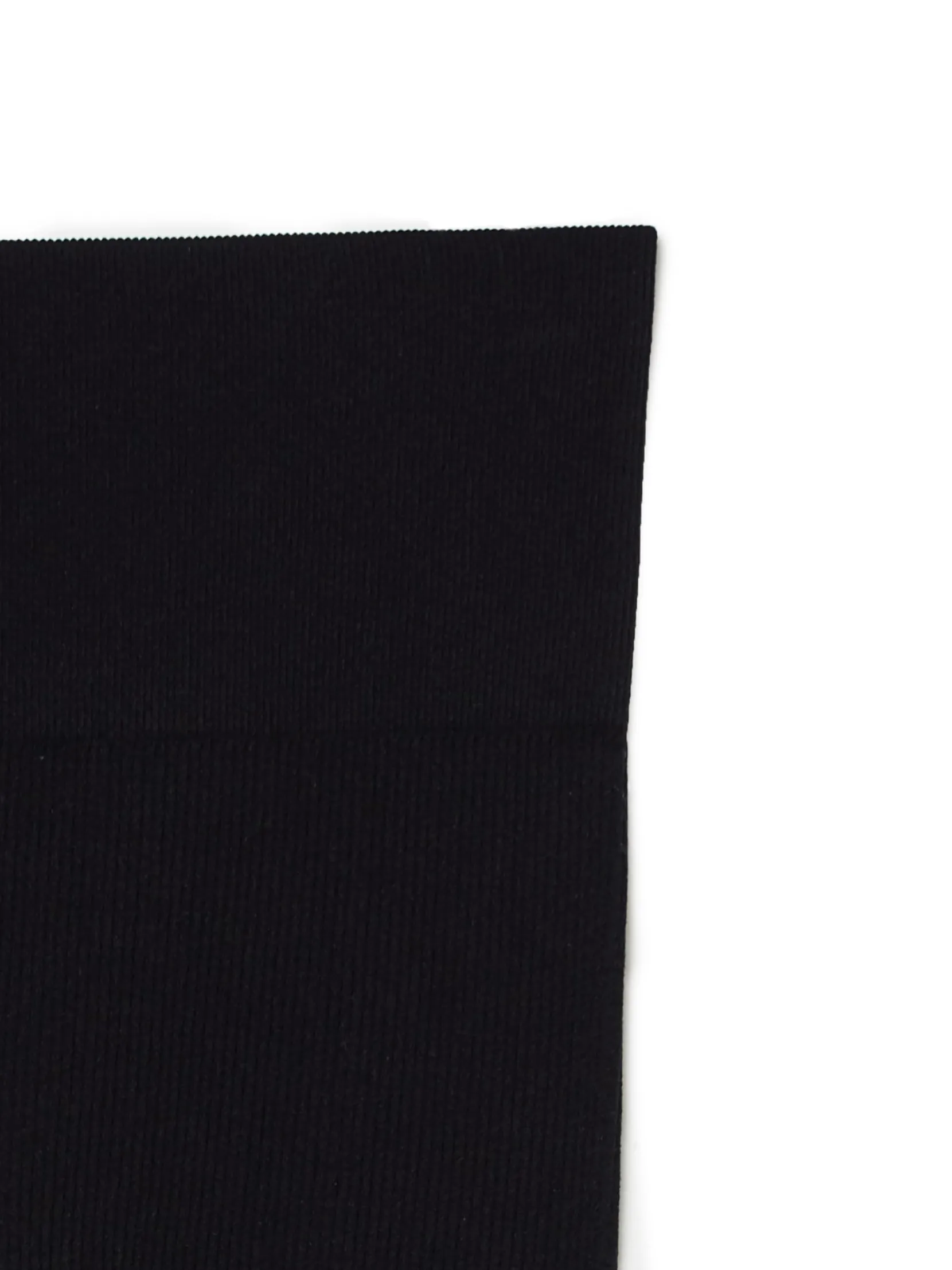 Sale Czarne prążkowane legginsy Spodnie