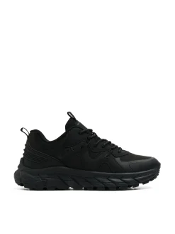 Fashion Czarne sneakersy chunky Sneakersy