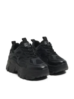Online Czarne sneakersy chunky Sneakersy