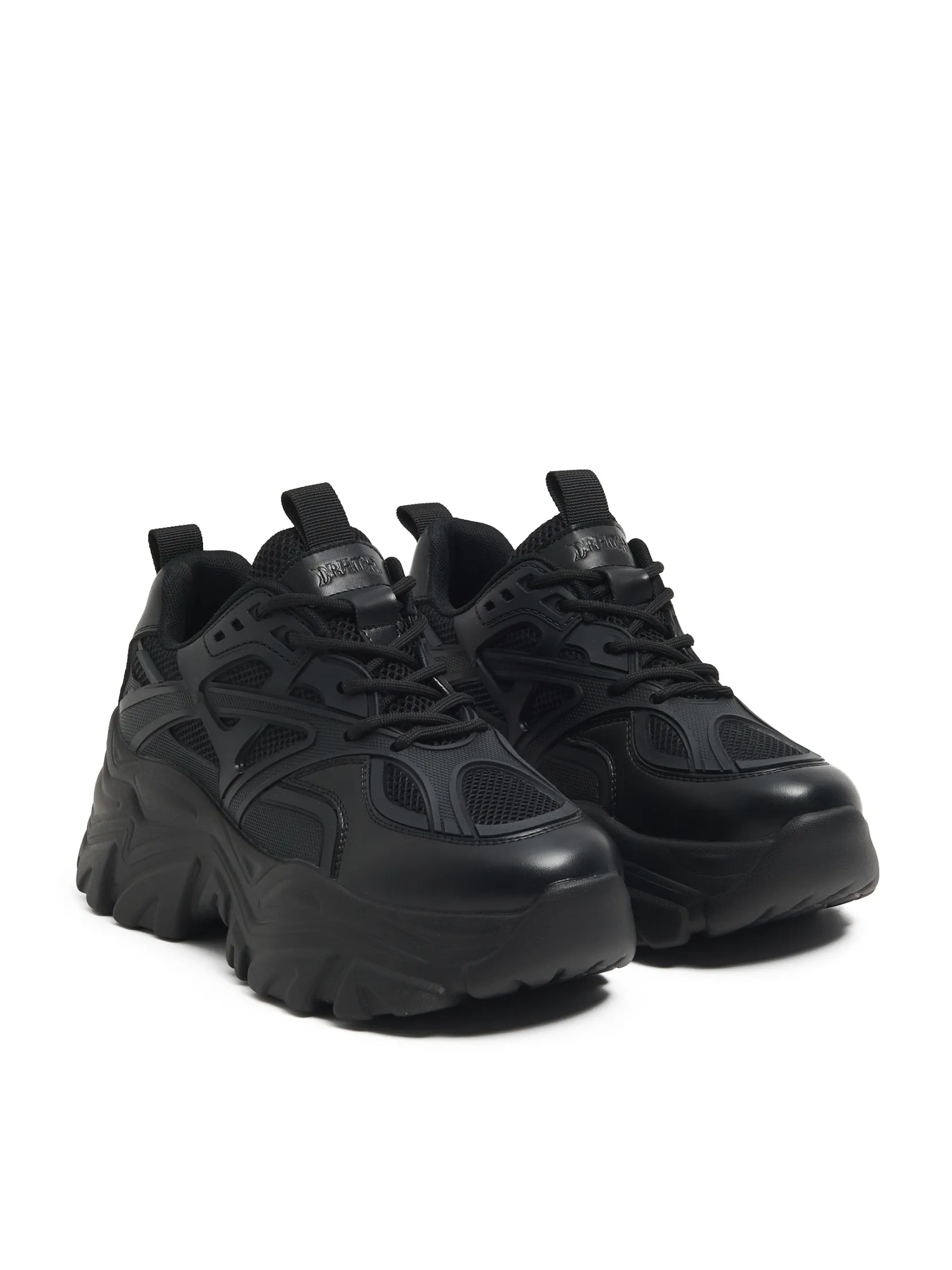 Online Czarne sneakersy chunky Sneakersy