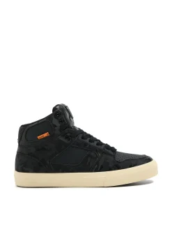 Outlet Czarne sneakersy z wysoką cholewką Sneakersy|Za Kostkę