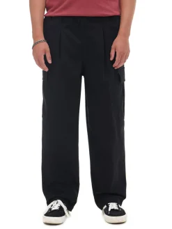 Fashion Czarne spodnie comfort Spodnie