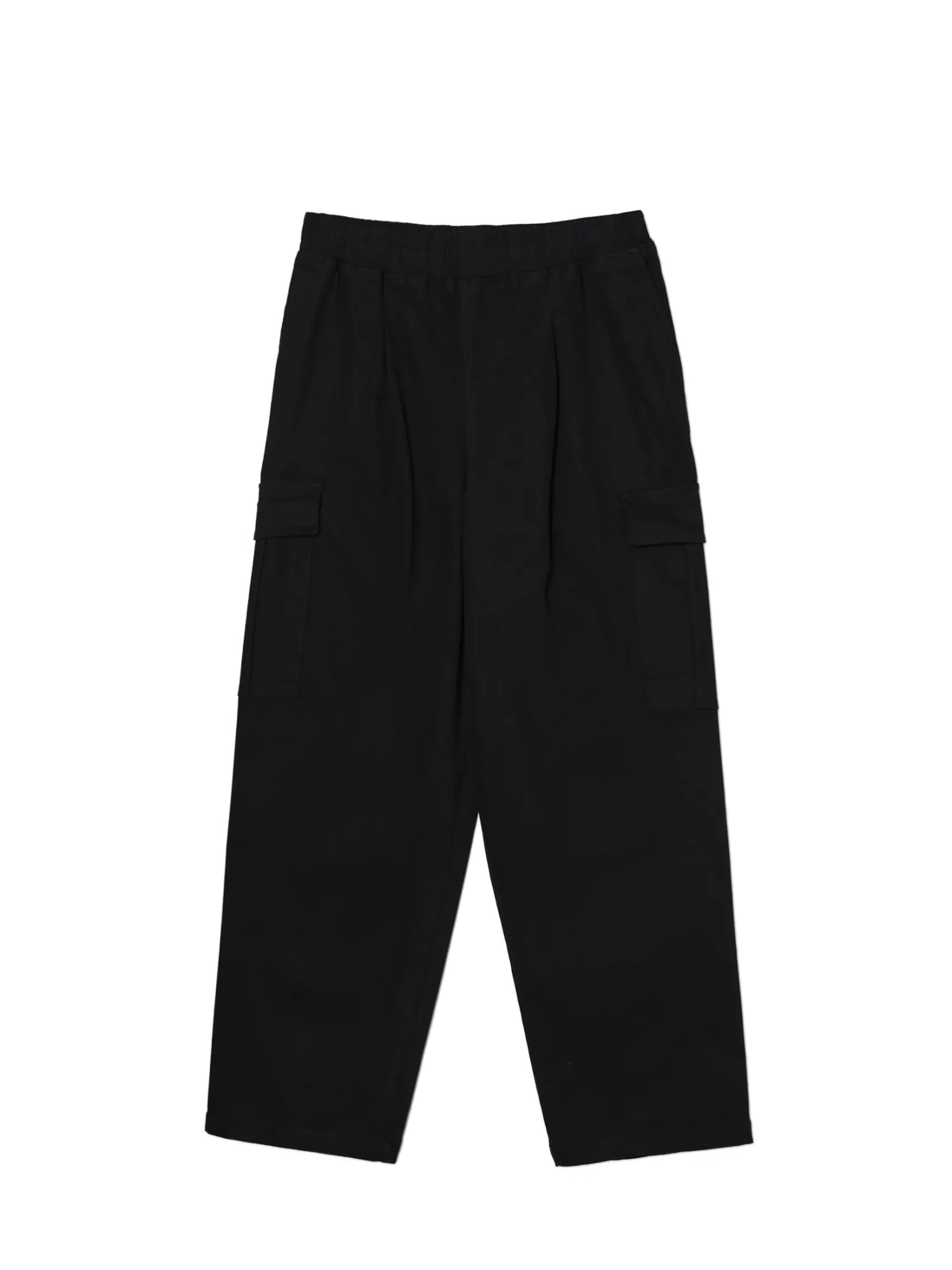 Fashion Czarne spodnie comfort Spodnie