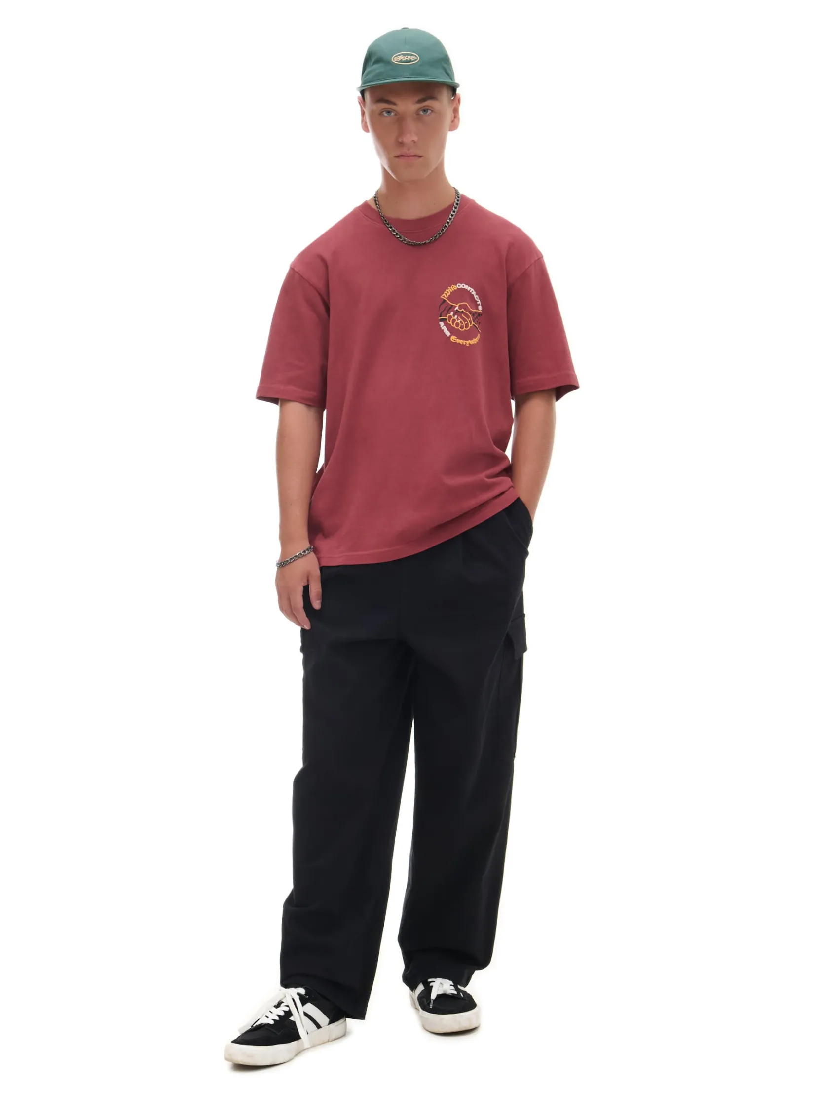 Fashion Czarne spodnie comfort Spodnie