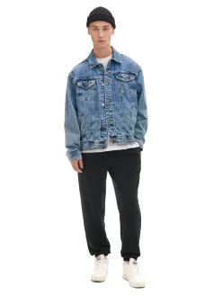 New Czarne spodnie dresowe joggery basic Spodnie