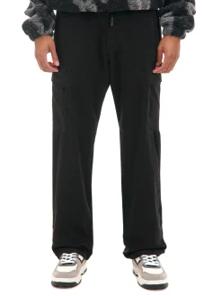 Hot Czarne spodnie jogger loose Spodnie