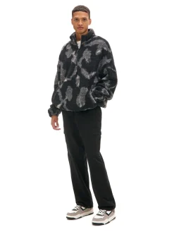Hot Czarne spodnie jogger loose Spodnie