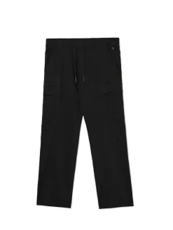 Hot Czarne spodnie jogger loose Spodnie