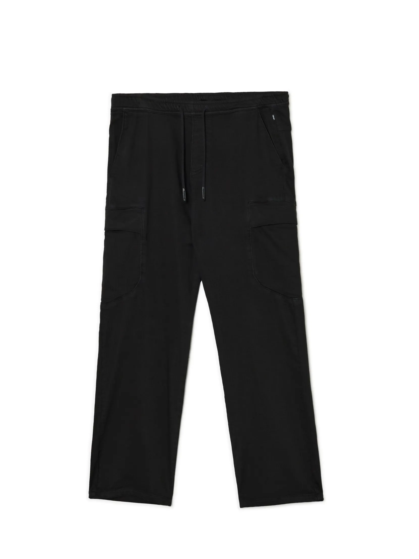 Hot Czarne spodnie jogger loose Spodnie