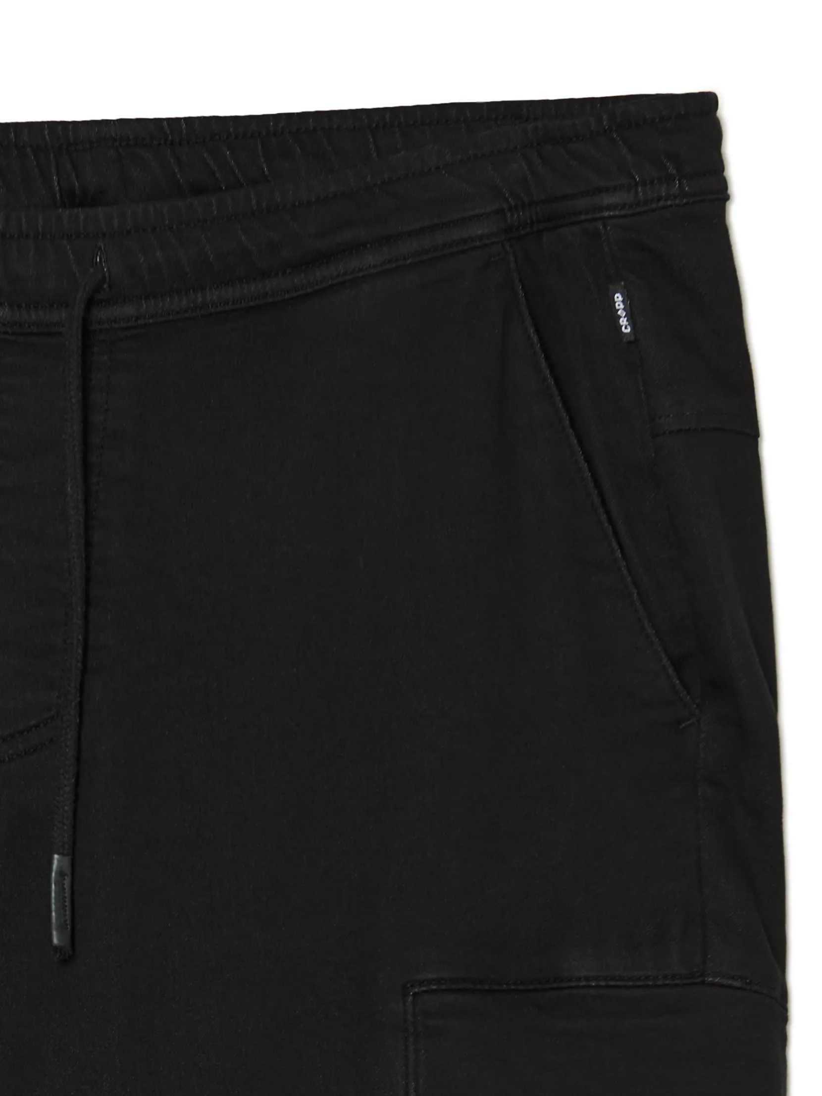Hot Czarne spodnie jogger loose Spodnie