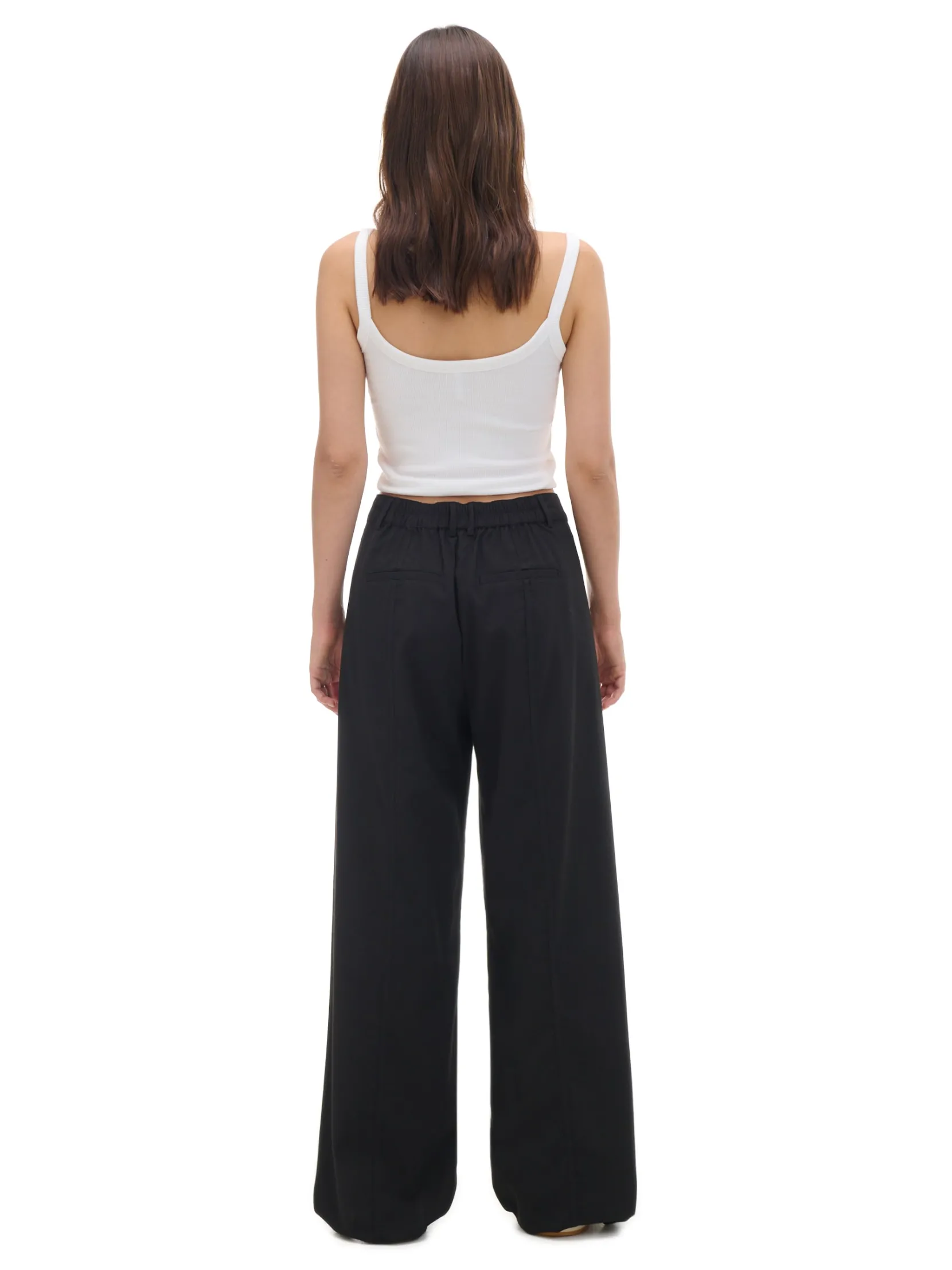 Online Czarne spodnie tailoring Spodnie