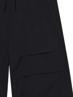 Online Czarne spodnie wide leg Spodnie