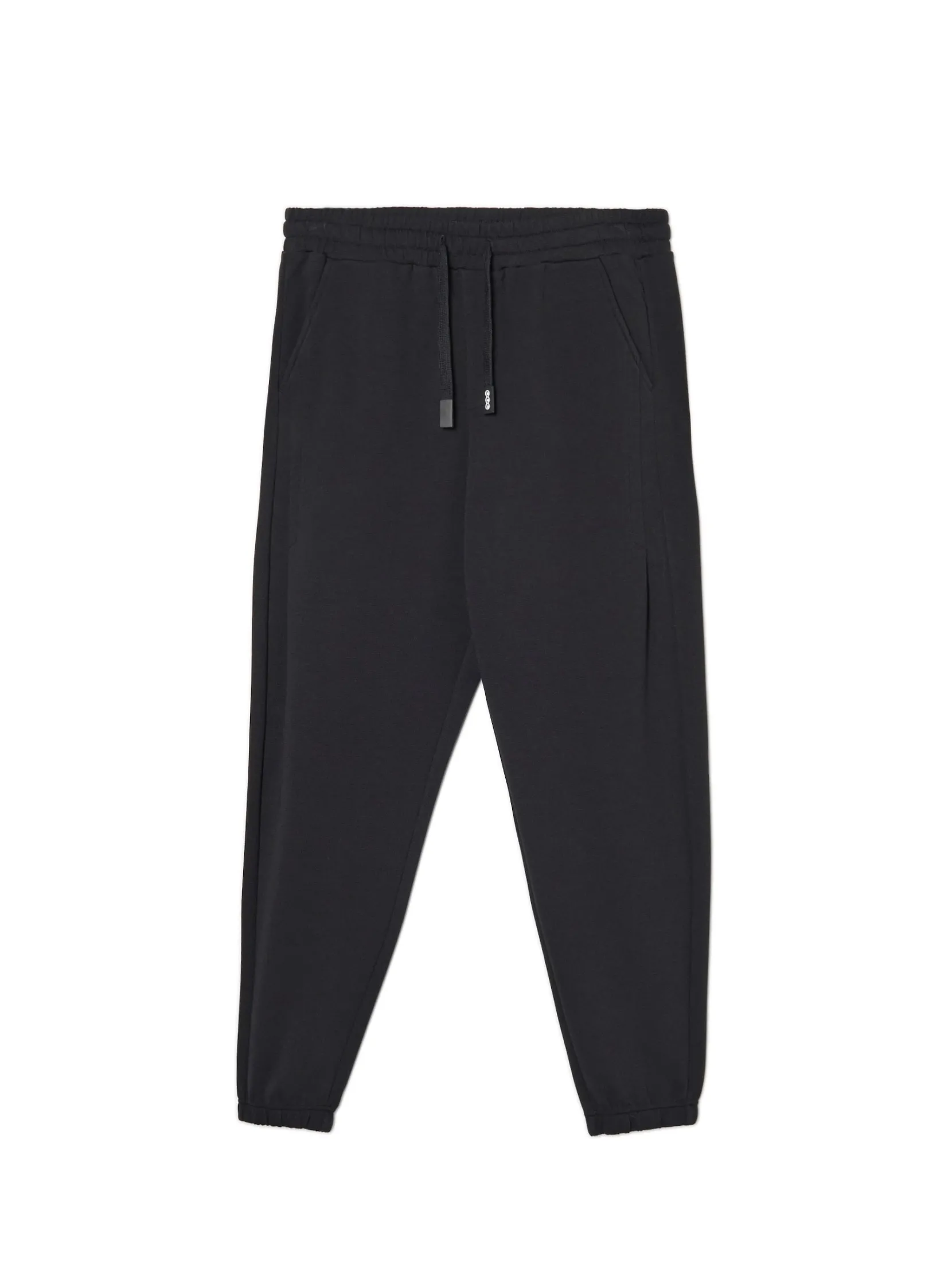 Sale Czarne sportowe joggery regular Spodnie