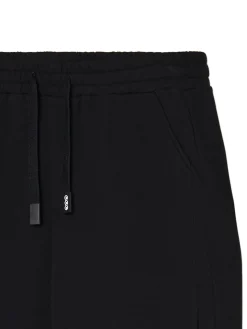 Sale Czarne sportowe joggery regular Spodnie