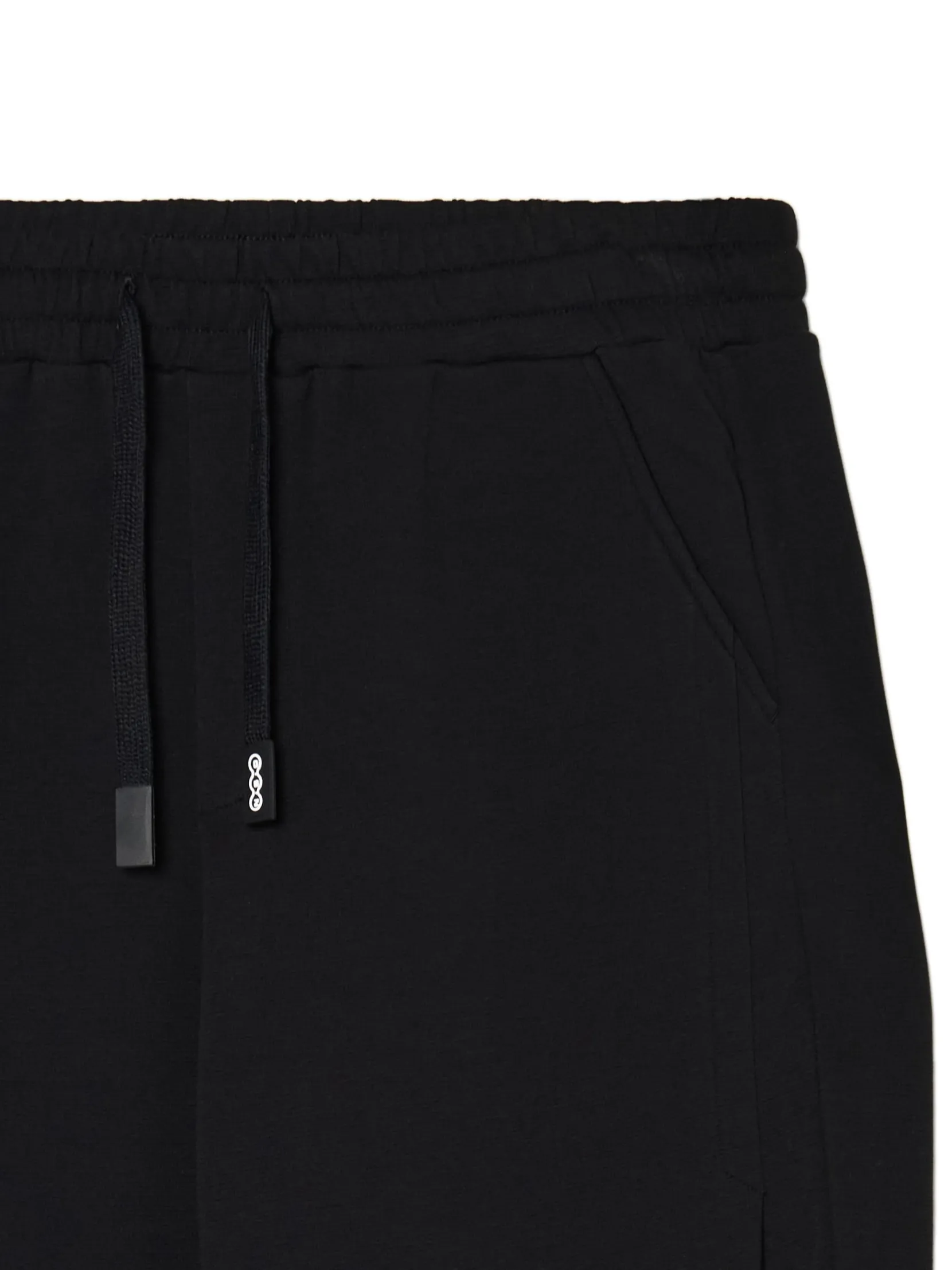 Sale Czarne sportowe joggery regular Spodnie