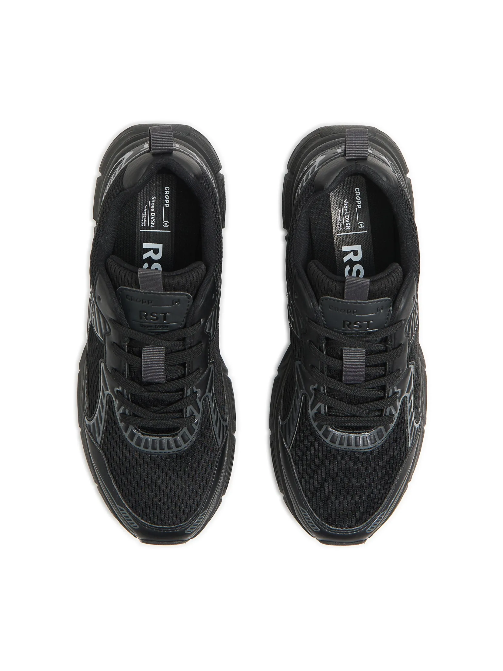 New Czarne sportowe sneakersy Sneakersy