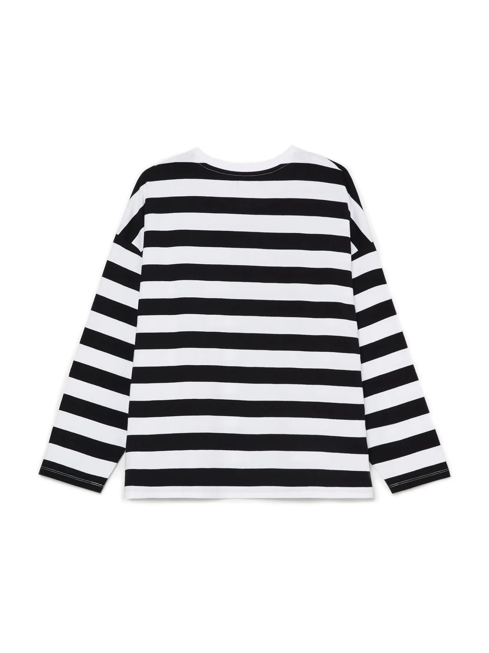 Clearance Czarno-biała bluzka w paski UNISEX Unisex|Unisex