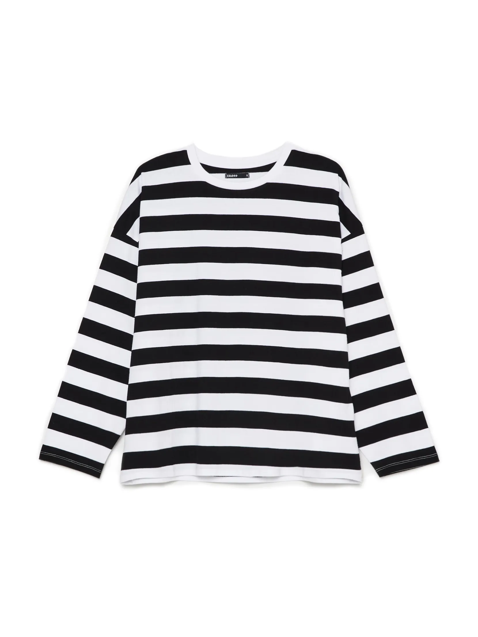 Clearance Czarno-biała bluzka w paski UNISEX Unisex|Unisex