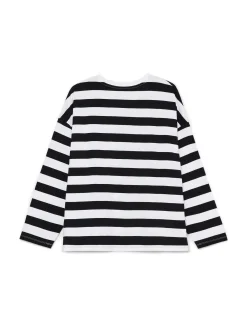 Clearance Czarno-biała bluzka w paski UNISEX Unisex|Unisex