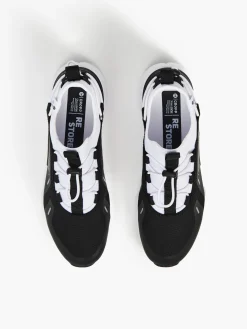 Hot Czarno-białe sneakersy z odblaskowymi detalami Sneakersy