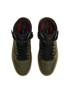 Hot Czarno-zielone sneakersy Sneakersy|Za Kostkę