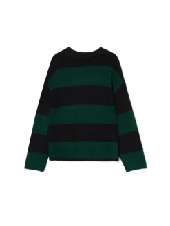 Clearance Czarno- sweter w paski Swetry