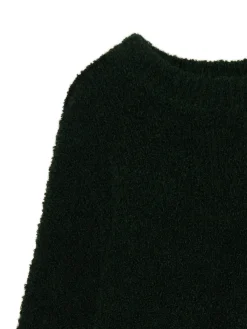 Discount Czarny gładki sweter Swetry
