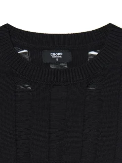 Clearance krótki sweter Swetry