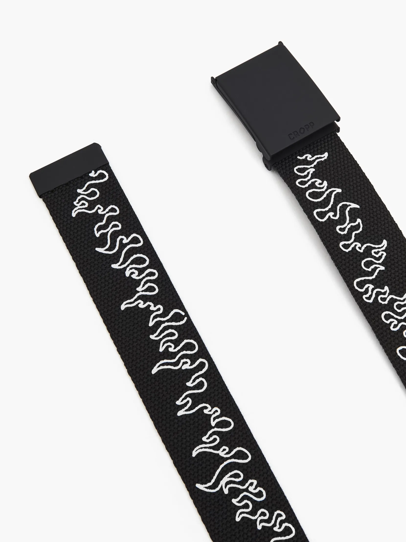 Fashion pasek do spodni z motywem płomieni Paski