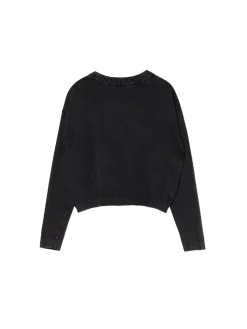 Outlet sweter z efektem sprania Swetry
