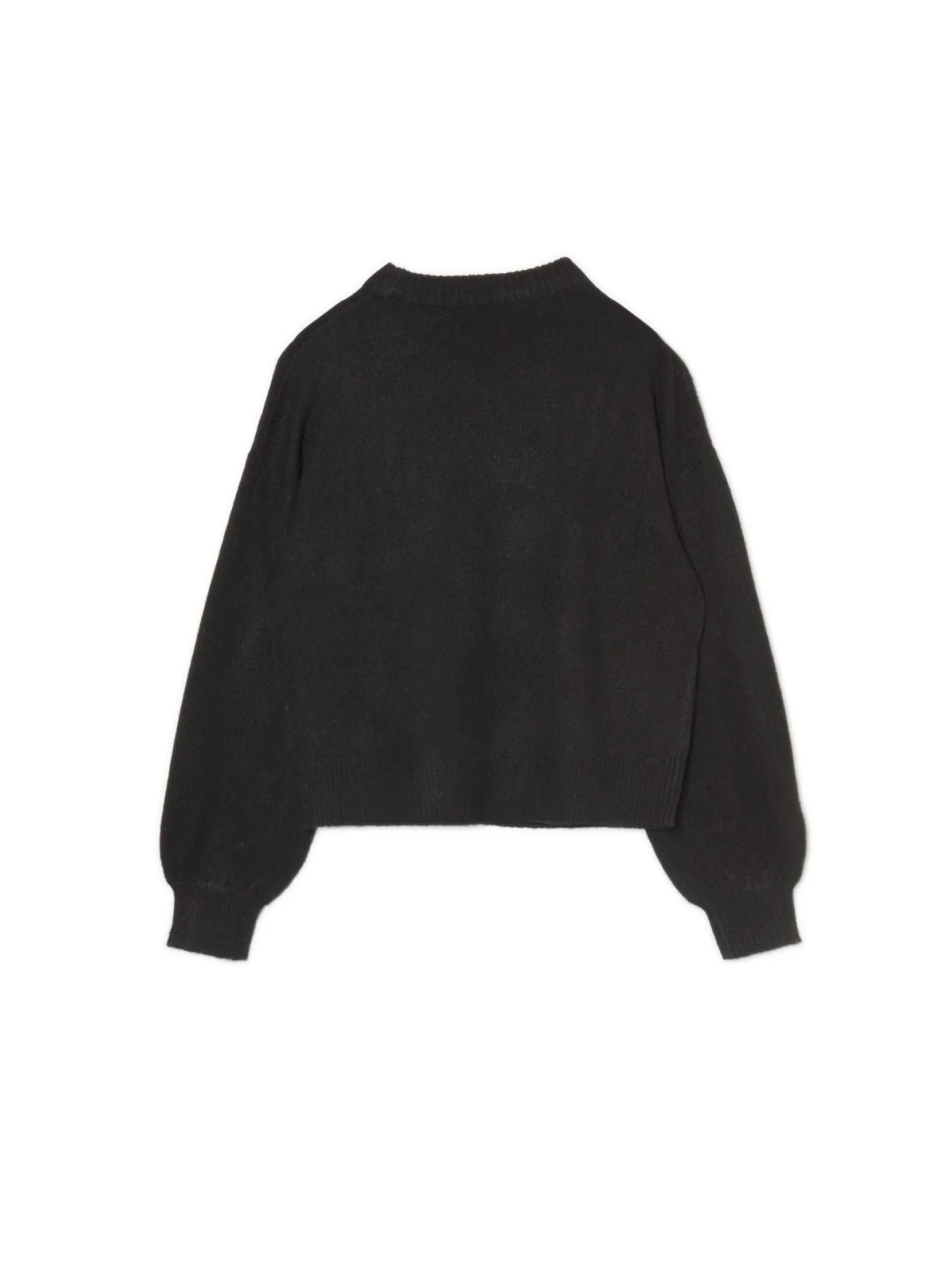 Outlet sweter z kontrastowym nadrukiem Swetry