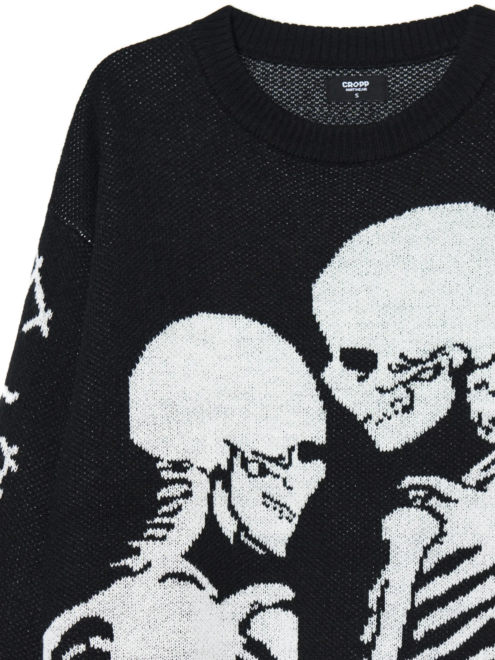 New sweter z motywem kościotrupów Swetry