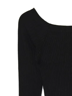 Discount sweter z odkrytymi ramionami Swetry